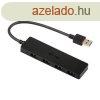 A4-Tech USB 3.0 Slim Passive HUB 4 Port Black