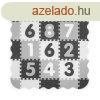 Habszivacs puzzle sznyeg Milly Mally Jolly 3x3 Digits Grey