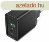 Vention USB-A+C (2port, 18W/20W,fekete), tlt