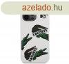 Lacoste Allover Pattern iPhone 13 Pro szilikon tok, fehr