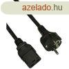 Akyga AK-UP-01 Power Cord Cable 1,8m Black