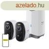 Baseus N1 Plus 2K Outdoor Camera Set (White)