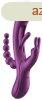 TRILUX Kinky Finger Rabbit Vibrator with Anal Beads Purple