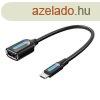 Adapter Micro-USB 2.0 M to F USB-A OTG Vention CCUBB 0.15m (