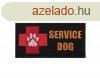 WARAGOD Hmzett tapasz Service Dog Rescue Team, fekete