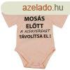 Rvid ujj baba body "Moss eltt a kisgyereket tvolt