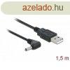 DELOCK Tpkbel USB > DC 3.5 x 1.35mm male 90 fokos 1.5m