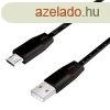 Logilink USB 2.0 cable USB-A/M to Micro-USB/M 1m Black