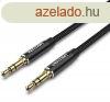 Vention 3.5mm jack/M -> 3.5mm jack/M, (audio,szvet), 3m,