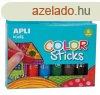 Tempera krta kszlet, APLI Kids "Color Sticks", 6