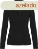 Ni gallros hossz ujj jersey pl, Kariban KA265, Black-M