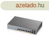 ZYXEL Switch 10x1000Mbps (8xPOE) + 2xGigabit SFP Menedzselhe