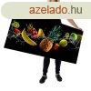 Wallplex falburkol konyhapanel Fruit splash Black (Mret: K