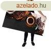 Wallplex falburkol konyhapanel Coffe black (Mret: Kicsi 60