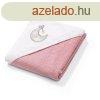 BabyOno frdleped kapucnis 85x85cm rzsaszn 144/10