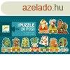 Djeco Sorozatkirak puzzle - 10-ig szmolok, 20 db-os - I co