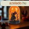 Halloween-i LED dekor - narancs - 3 x AAA - 8 x 12,5 cm