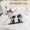 Cats Szalvta tart 12x4x8 Fekete N