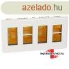 Legrand Program Mosaic sllyesztett doboz, 4x4 modulos, feh