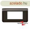 Legrand Program Mosaic keret 1x4 modulos, vzszintes, antrac