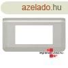 Legrand Program Mosaic keret 1x4 modulos, vzszintes, alumn