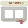 Legrand Program Mosaic 2x2 modulos keret, vzszintes, alumn