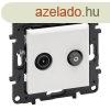 Legrand Nilo Step TV-SAT csillagpontos aljzat (1,5 dB), feh