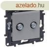 Legrand Nilo Step ketts TV aljzat, "F" tpus, v