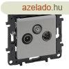 Legrand Nilo Step TV-R-SAT tmen aljzat (14 dB), alumnium