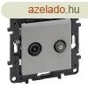 Legrand Nilo Step TV-SAT csillagpontos aljzat (1,5 dB), alu