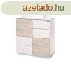 Lorelli Cupboard pelenkz komd - White & Light Oak