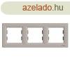 Schneider EPH5800369 ASFORA vzszintes bronz hrmas keret