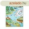 Melissa & Doug jtszsznyeg 200*150cm llatok lhelyei