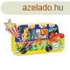 Djeco Formadobozos puzzle - Szivrvnybusz - The rainbow bus