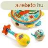 Djeco: Animambo Jtkhangszer kszlet - Tambourine, maracas,