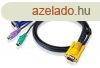 ATEN PS/2 KVM Cable with 3 in 1 SPHD 6m Black