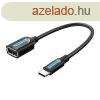 Adapter USB-C 2.0 M s F USB-A OTG Vention CCSBB 0.15m (feke