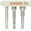 DEDRA Adapterkszlet toldatokhoz 3db: 1/2", 1/4", 