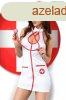 CR 3854 L/XL White Sexy Nurse Costume Dress