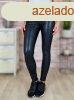 Gumis derek, vkonyan blelt, zsebes, fekete mbr leggings