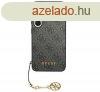 Guess 4G Charms Samsung Galaxy S24 szilikon tok, fekete