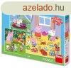 Dino Puzzle 3X55 db - Peppa