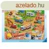 Puzzle 12 db - Munka az ptkezsben