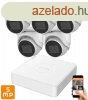 Hikvision 5 megapixeles 5 dome kamers rendszer 30 mteres l