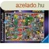 Ravensburger: Puzzle 1 000 db - Varzslatos ABC E