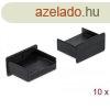 Delock USB 2.0 A porvd dug fekete 10db