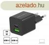 Hlzati tlt adapter Type-C + USB, PD 30W / QC3.0 18W, fek