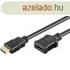 Goobay HDMI M/F video jelkbel hosszabbt 5m fekete