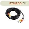 WaliSec WS-HDVP75FT-CU BNC+DC tp kbel 20m, HD kamerkhoz, 