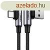 UGREEN US176 USB-A USB-C kbel, 3A, 0,5m (fekete)